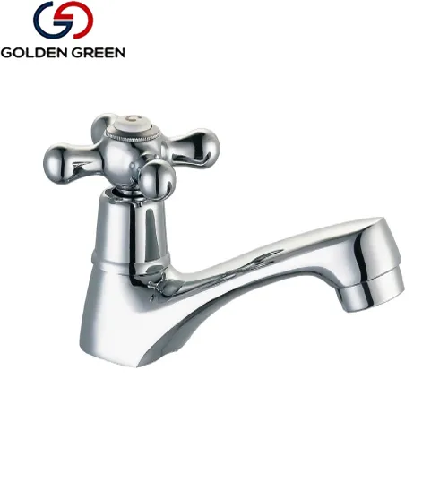 Zinc Body Plastic Cross Handle Hose Bib cock & Hose Tap & Valves