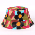 Logo Bordir Unisex Wide Brim Fisherman Bucket Hat