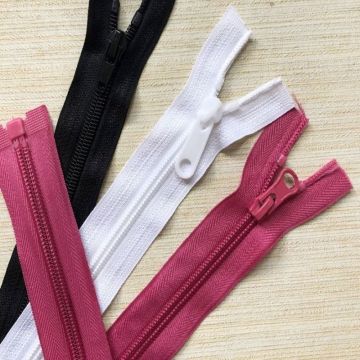 Best quality large nylon clothing zipper wholesae