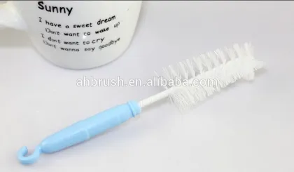 New design nylon brush,plastic bottle brush,long bottle brush