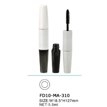 Fashion Natural Beautiful White Cosmetic Mascara Bottle