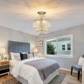 Crystal bar LED light bulb ceiling lamp