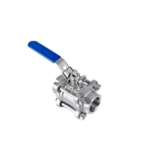 Stainless Steel 304 Threaded End BSPT Ball Valve with locked deviced