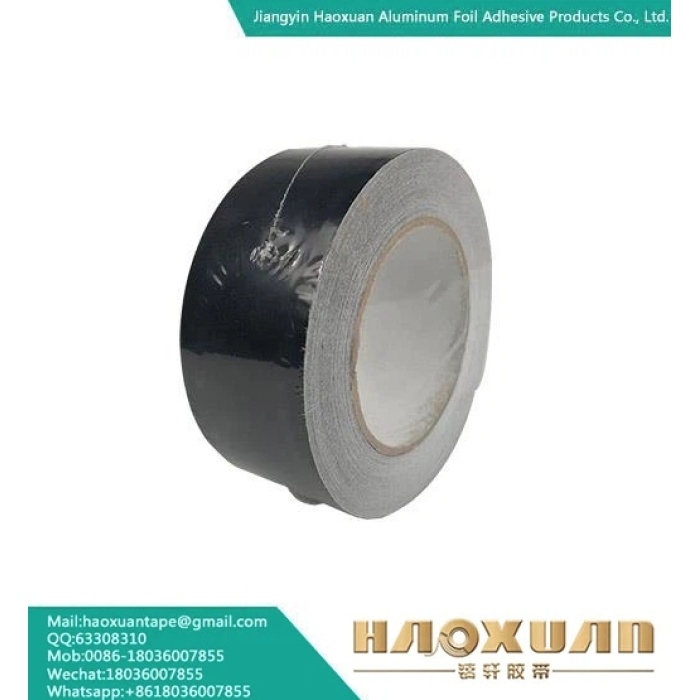 Cinta de aluminio de aluminio negro mate
