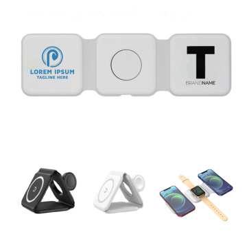 3-in-1 15 W Foldable MagSafe Wireless Charger