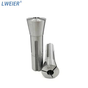 High Precision 8PSC R8 Collet Set - Fractional Sizes 6-20mm for Milling Cutters and Machines