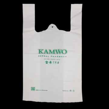 HDPE Retail Recycling T-shirt Bag