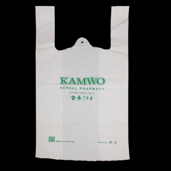 HDPE Retail Recycling T-shirt Bag