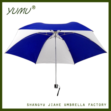 19" White/ Blue Super Slim Pencil Umbrella
