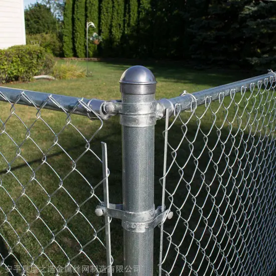 galvanized and pvc coated chain link mesh