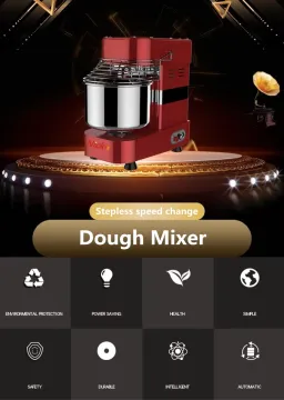 5L Kneader Pizza Dough Bakery Flour Mixer Machine Spiral Mixer Bread Dough Mixer
