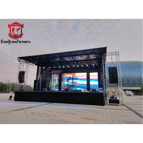 Mobile Religious Gathering Trailer 14x8.7x8m Trailer Gospel Stage Manufactory