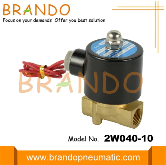 2W040-10 2/2 Way 3/8'' Water Brass Solenoid Valve