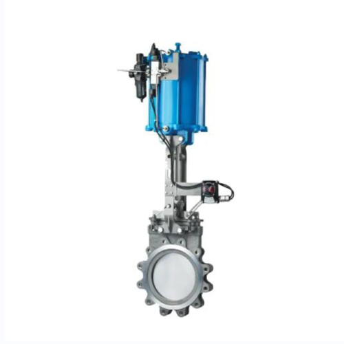  Pneumatic Gate Valve Flange Connection Type Pneumatic Knife Gate Valve Supplier