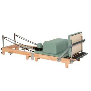 Portable Wooden Trapeze with Eco-Friendly Springs and Folding Pilates Reformer: The Ultimate Equipment for Fitness Enthusiasts