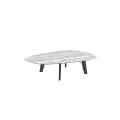 Juego de mesa de café de mármol moderno