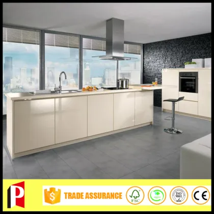 High quality high gloss kitchen cabinets simple design