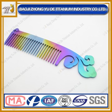 Auspicious Clouds China Style Anti-static Titanium Hair Comb