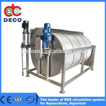 Stainless Steel Drum filter for Aquaculture water treatment (open channel version )