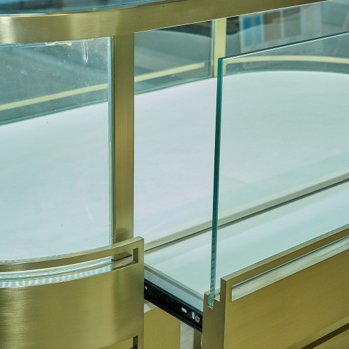China Multifunctional Smart Touch Display Cabinet Factory