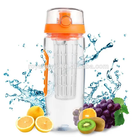 USA market popular eco-friendly tritan water bottle with large fruit infused