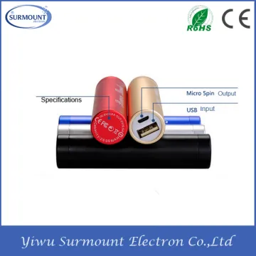 5V 1A Power Bank For Mobile Phone Charge 2600mAh Power Bank