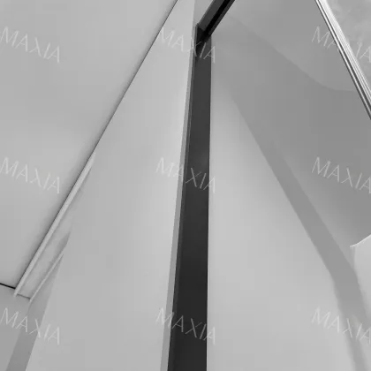 Simple one fixed and one movable sliding screen