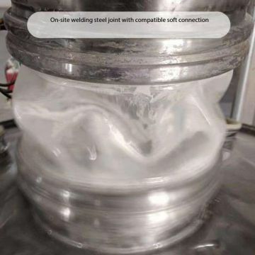 TPU Flexible Connector for Sanitary Powder Conveying in Food Production Plants