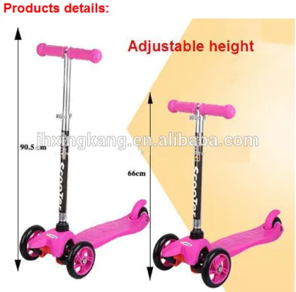 2017 baby walker parts quality mini micro kick 3 wheels scooters
