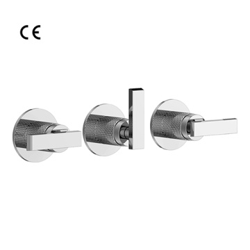 Sazkirina Sazkirinê ya Brass Double Lever Mixer