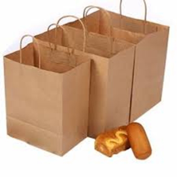 Custom Logo Waterproof Restaurant Sealable Lunch Paper Bag