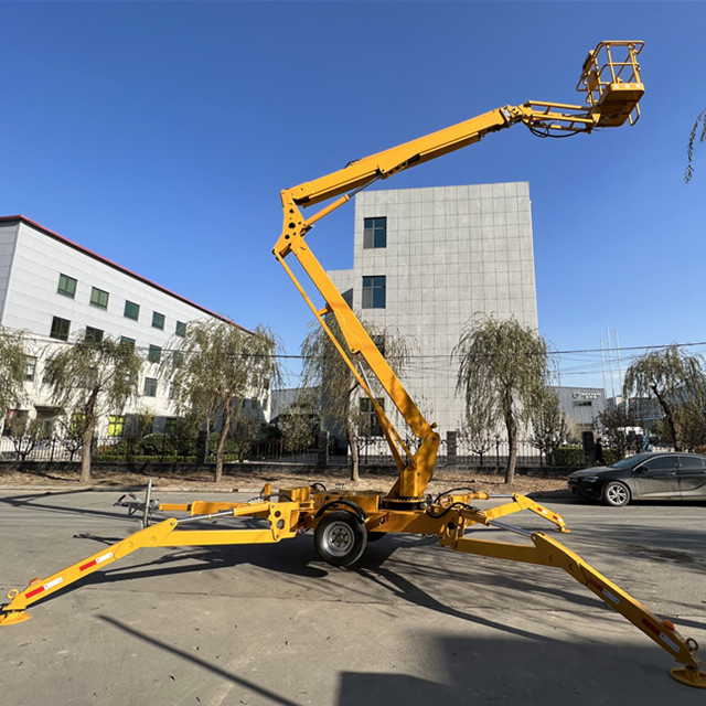 200kg Capacity One Person DC AC Gasoline Diesel Power Electric Aerial Work Platform
