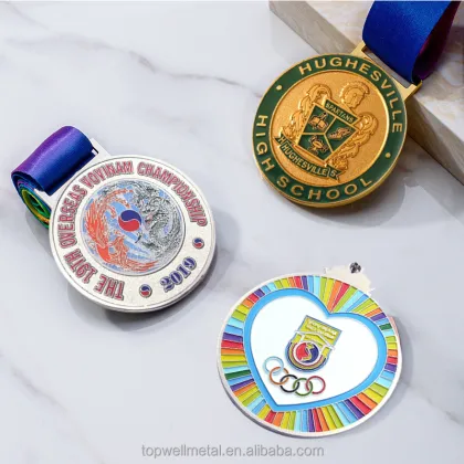 Custom 3D Sports Champion Metal Medal