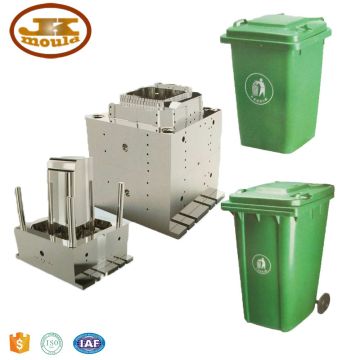 Prezzo di fabbrica 240L Cestino mobile in plastica da esterno con ruote
