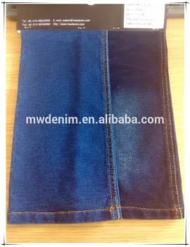 China hot selling knit denim indigo french terry