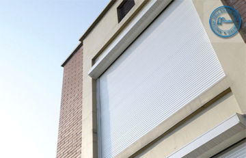 White Motorized Window Rolling Shutter For Window Decorating