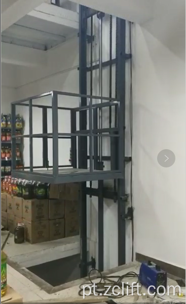 Elevador vertical de elevador de carga mezzanina