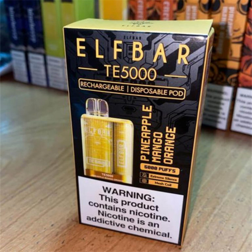 Elfbar TE5000 Blu Mosate RAZZ ICE