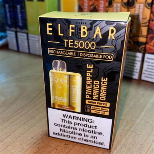 Elf Bar TE5000 Preço de vape descartável recarregável