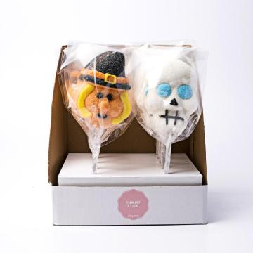 OEM Best-Selling Halloween Cotton Treats - Low Price Wholesale Marshmallow Lollipops