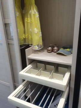 Bedroom Furniture Wardrobe with Sliding Door (W-14)