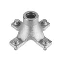 Steel dèyè bò gòch oswa dwat wou Hub