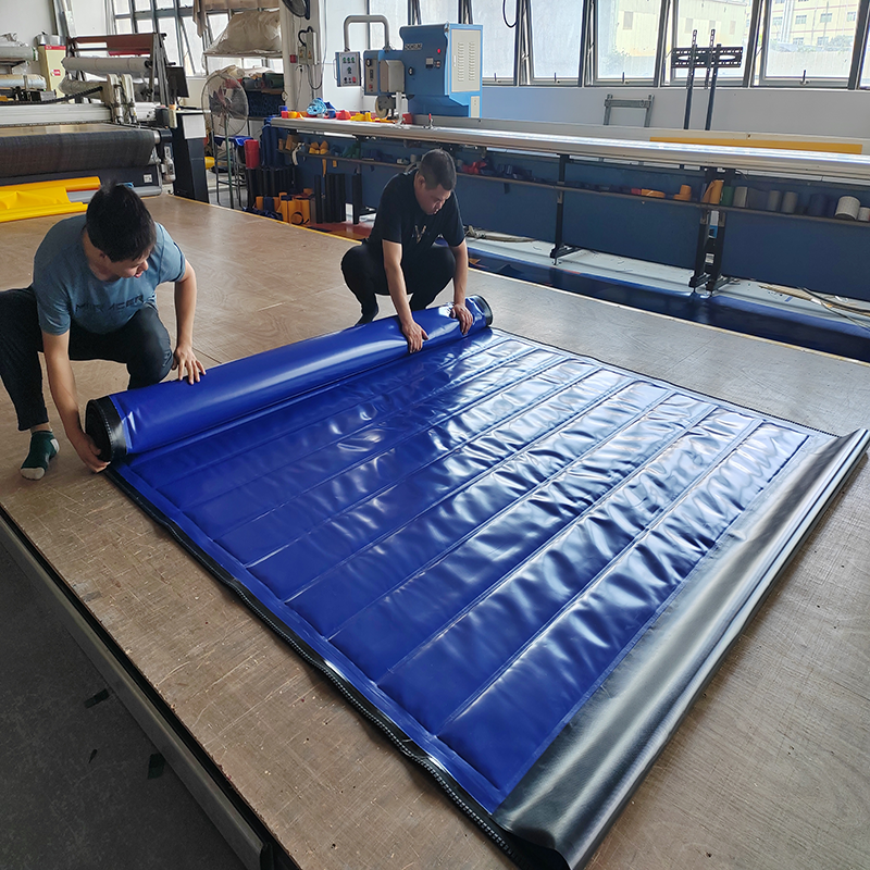 PVC zipper door
