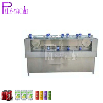 15-80BPH SUS304 TIN GASHER مع 330 مل/500 مل يمكن