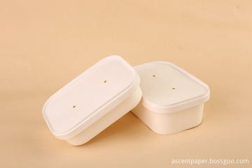 Top Quality rectangular paper bowl with lids
