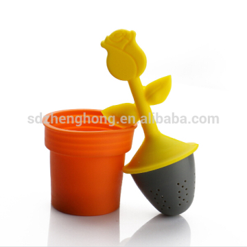 Flower Shape Food Grade Silicone Tea Infuser