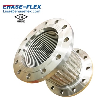 FM Approved Flanged Metal Bellows Type ข้อต่อแบบยืดหยุ่น