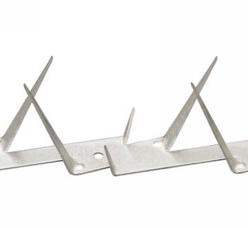 Stainless Steel Anti-Climb Fence with Razor Spikes and Barbed Wire