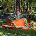 Metal corten steel rust garden lawn edging