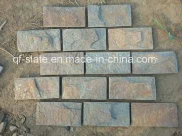 Natural Rusty Quartzite Mushroom Stone for Wall Cladding